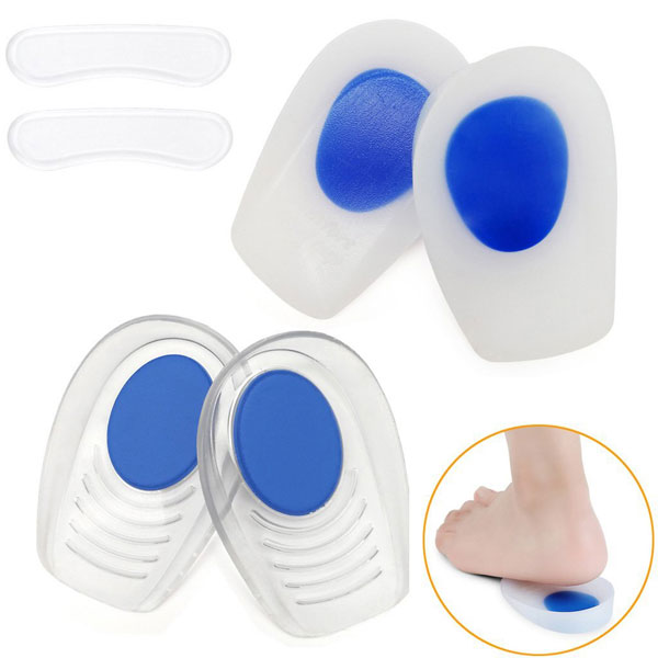 Foot Care Comfort Siltưởng Foot Pad Insle Silicoe Gel Heel Cup Cushion Pad ZG -207