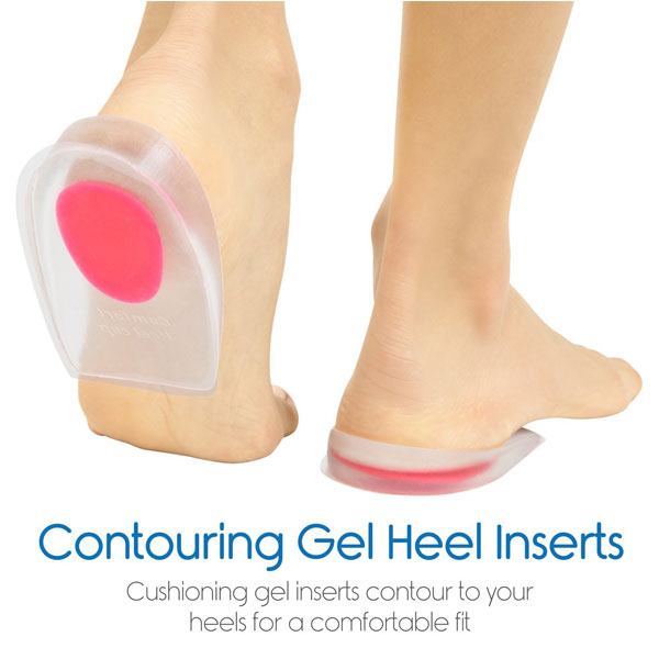Foot Care mềm Gel Sillicon Posure Corrective Heel Cups Gel Heel Cushion ZG -27