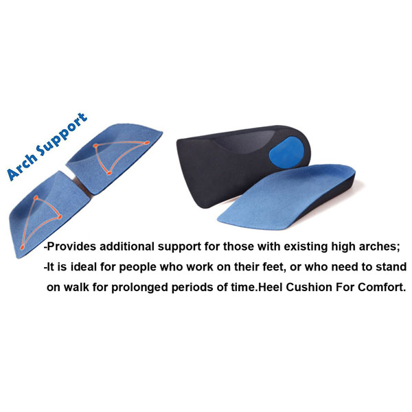 Tự chọn gót giày cao Arch support Cusion Orthotic Shoe Insle ZG -1833