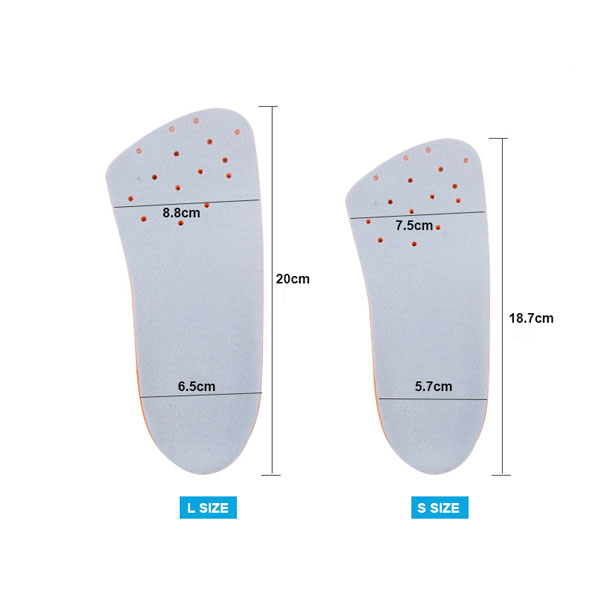 Kiểu thời trang OEM hộ chiếu cung chân su su Fom Insle 3 /4 Orthotics Shoe Insomnia ZG -326