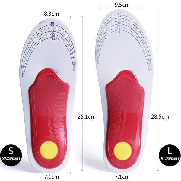 Hot sale Arch hỗ trợ Orthotic toàn chiều dài Insomnia for Adult ZG -1849