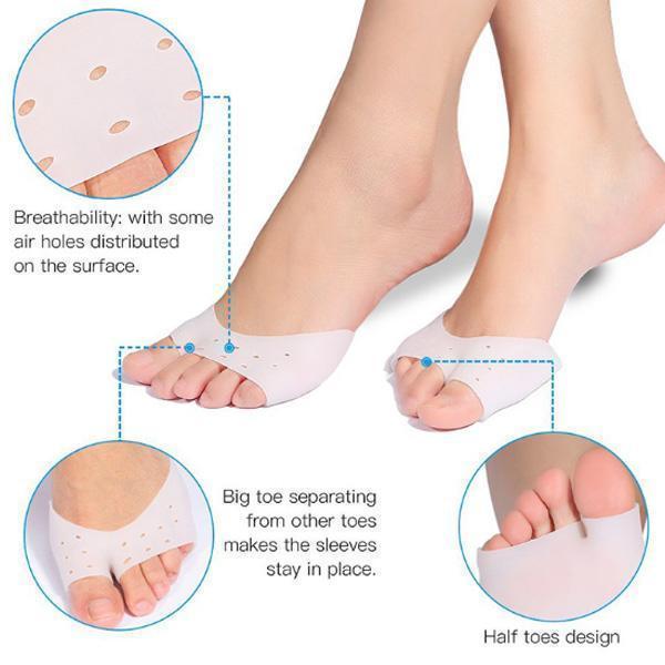 Metatarsal Pads Forefoot Cushion Ball of Foot Cushion Pain Release for calluses Bliss Metatarsalasia thần kinh Morton ZG -28