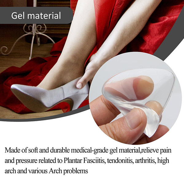 Hot Selling Arch support Gel Orthotic Insomnia Flat Foot Correchive Gel Pad Insle ZG -254