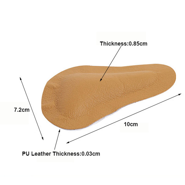 Latex cao su Foot Pad Hơi thở Mặt trong một Insomnia Insle Arch hỗ trợ Pad Cushion Unisex Foot Patch Pedicus ZG -37